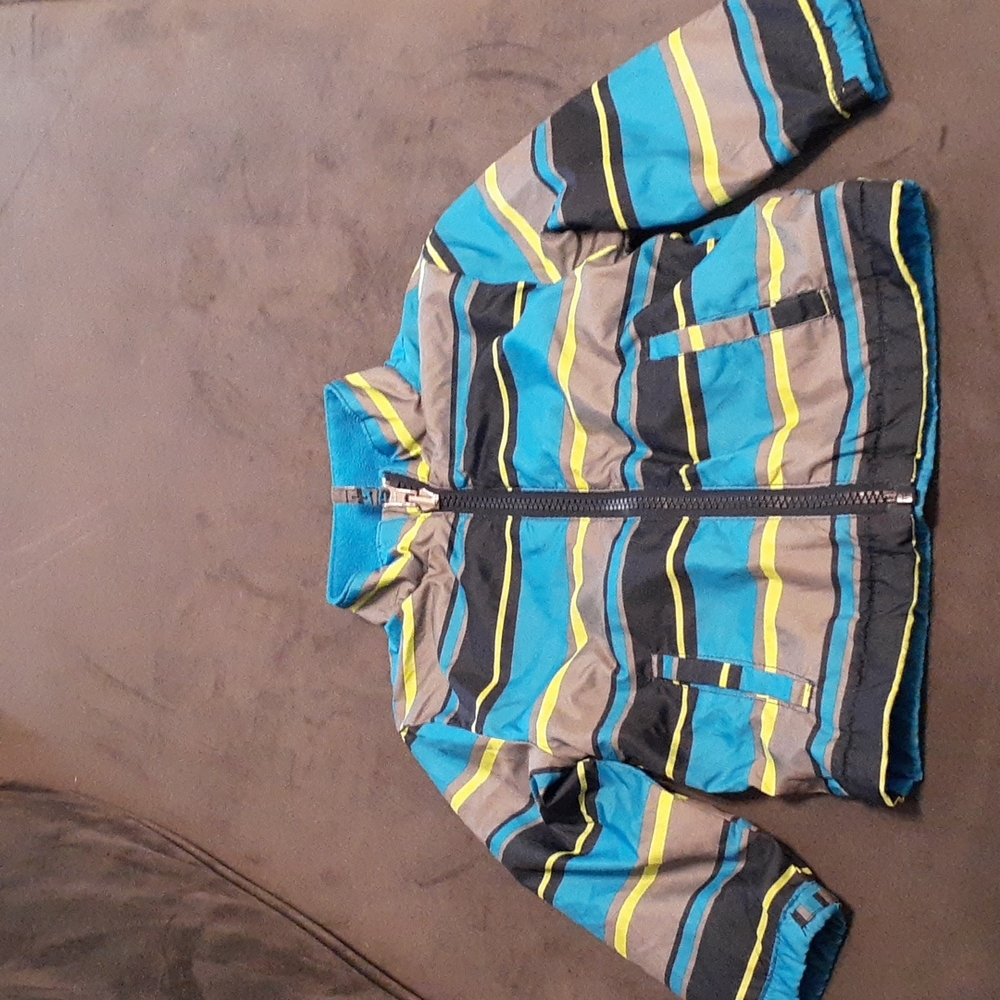 Healthtex baby jacket 12M stripes